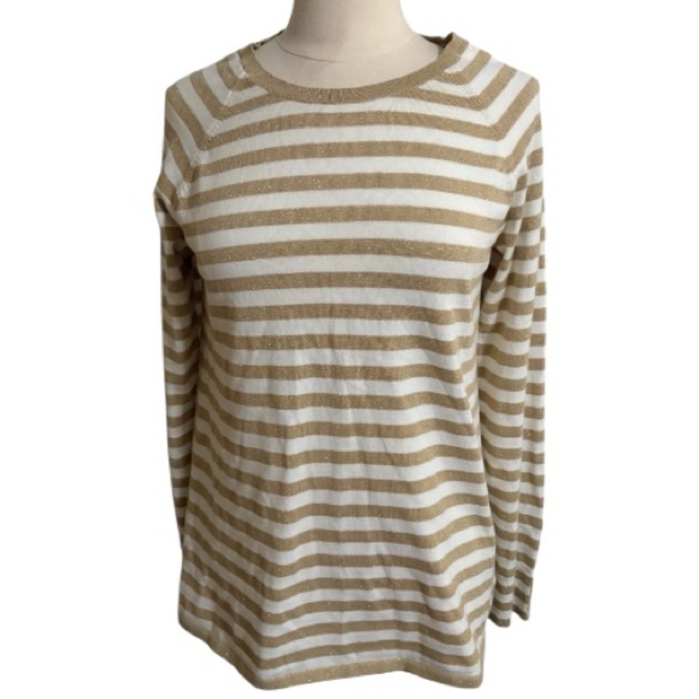 Lilly Pulitzer Sweater Size Large Dinah Gold - Picture 2 of 6